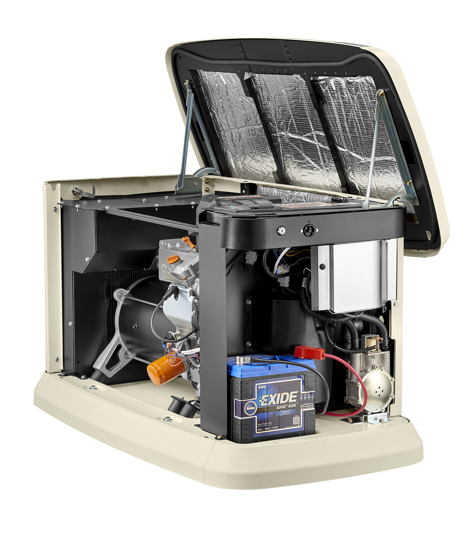 Open Generac 22kW standby generator
