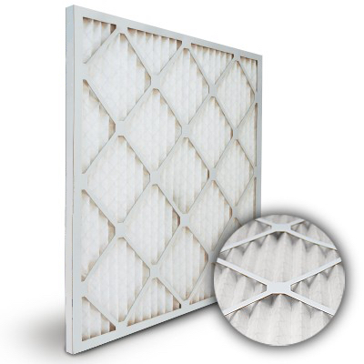 Pleated HVAC air filter