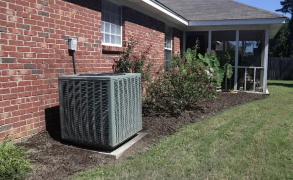 Outdoor air conditioning condenser